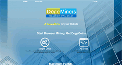 Desktop Screenshot of dogeminers.com